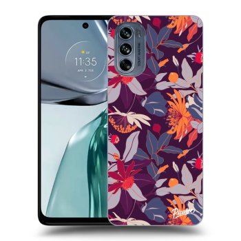 Maskica za Motorola Moto G62 - Purple Leaf