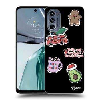 Maskica za Motorola Moto G62 - Christmas Stickers