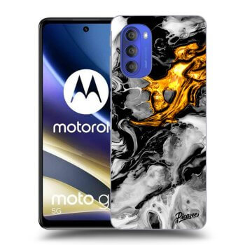 Maskica za Motorola Moto G51 - Black Gold 2