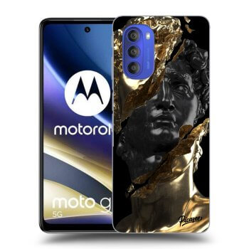Maskica za Motorola Moto G51 - Gold - Black