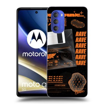 Picasee crna silikonska maskica za Motorola Moto G51 - RAVE