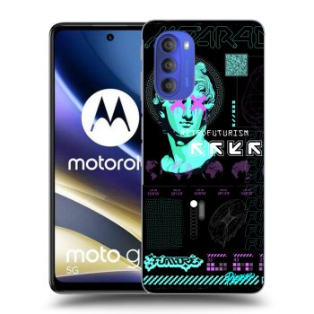 Picasee crna silikonska maskica za Motorola Moto G51 - RETRO