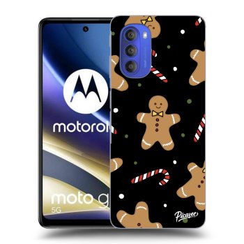 Picasee crna silikonska maskica za Motorola Moto G51 - Gingerbread