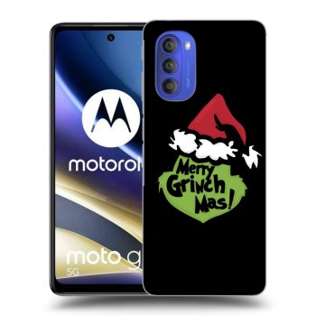 Picasee crna silikonska maskica za Motorola Moto G51 - Grinch 2