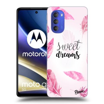 Picasee crna silikonska maskica za Motorola Moto G51 - Sweet dreams