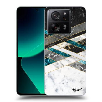Maskica za Xiaomi 13T - Black & White geometry