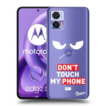 Maskica za Motorola Edge 30 Neo - Angry Eyes - Transparent