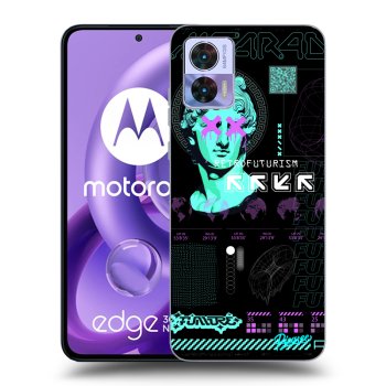 Picasee crna silikonska maskica za Motorola Edge 30 Neo - RETRO