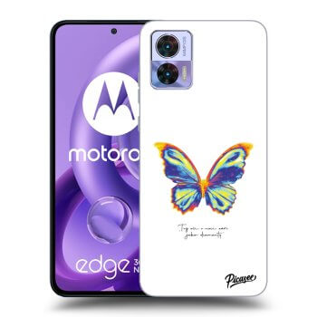Maskica za Motorola Edge 30 Neo - Diamanty White