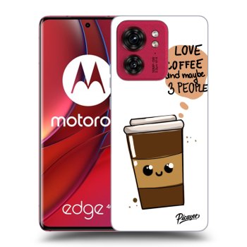 Maskica za Motorola Edge 40 - Cute coffee