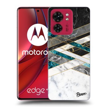 Maskica za Motorola Edge 40 - Black & White geometry