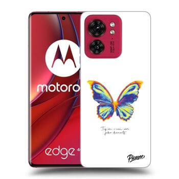 Maskica za Motorola Edge 40 - Diamanty White