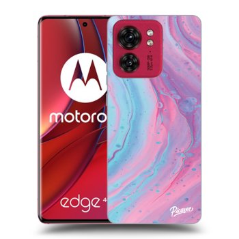 Maskica za Motorola Edge 40 - Pink liquid