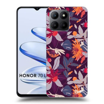 Maskica za Honor 70 Lite - Purple Leaf