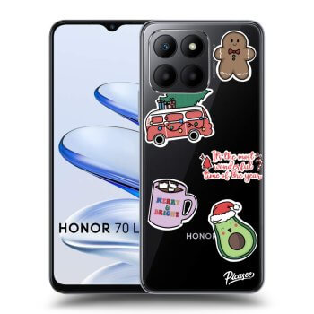 Maskica za Honor 70 Lite - Christmas Stickers