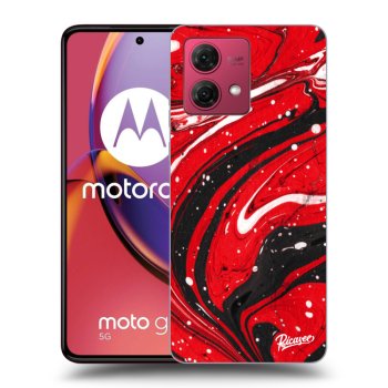 Maskica za Motorola Moto G84 5G - Red black