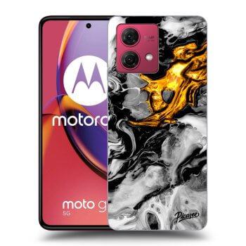 Maskica za Motorola Moto G84 5G - Black Gold 2
