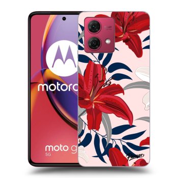 Maskica za Motorola Moto G84 5G - Red Lily