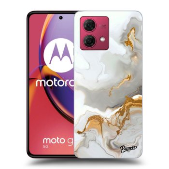 Picasee crna silikonska maskica za Motorola Moto G84 5G - Her