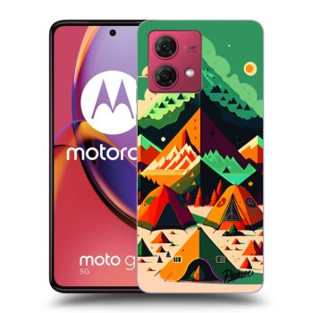 Picasee crna silikonska maskica za Motorola Moto G84 5G - Alaska