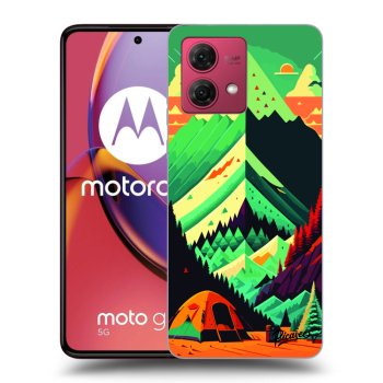 Picasee crna silikonska maskica za Motorola Moto G84 5G - Whistler