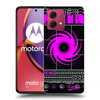 Picasee crna silikonska maskica za Motorola Moto G84 5G - SHINE