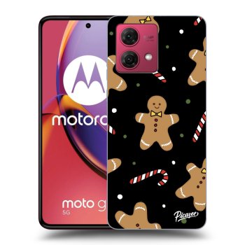 Picasee crna silikonska maskica za Motorola Moto G84 5G - Gingerbread