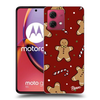Picasee crna silikonska maskica za Motorola Moto G84 5G - Gingerbread 2