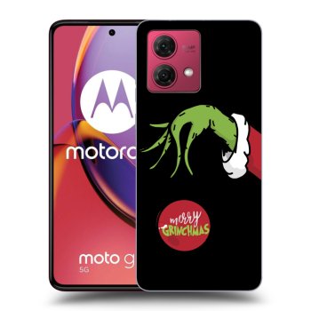 Picasee crna silikonska maskica za Motorola Moto G84 5G - Grinch