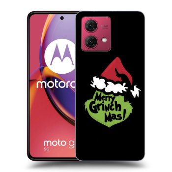Picasee crna silikonska maskica za Motorola Moto G84 5G - Grinch 2
