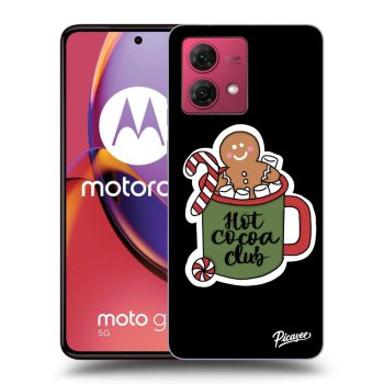 Picasee crna silikonska maskica za Motorola Moto G84 5G - Hot Cocoa Club