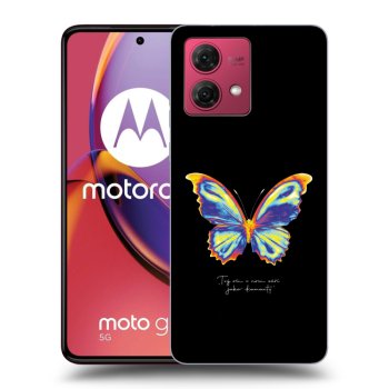 Maskica za Motorola Moto G84 5G - Diamanty Black