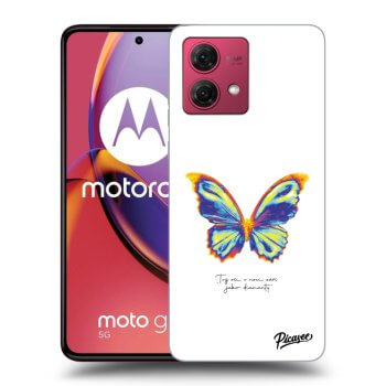 Maskica za Motorola Moto G84 5G - Diamanty White