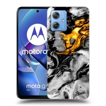 Maskica za Motorola Moto G54 5G - Black Gold 2