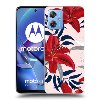 Maskica za Motorola Moto G54 5G - Red Lily