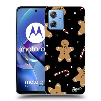 Picasee crna silikonska maskica za Motorola Moto G54 5G - Gingerbread