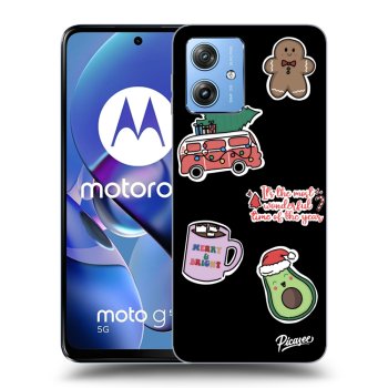 Maskica za Motorola Moto G54 5G - Christmas Stickers