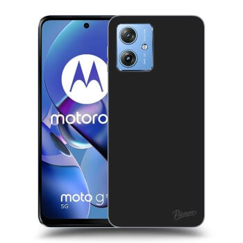 Picasee crna silikonska maskica za Motorola Moto G54 5G - Clear