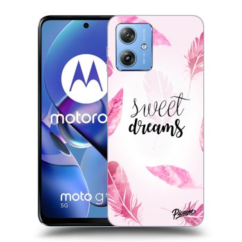 Picasee crna silikonska maskica za Motorola Moto G54 5G - Sweet dreams