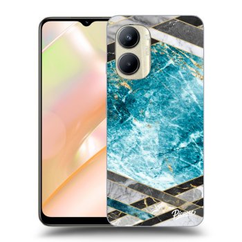 Maskica za Realme C33 (2023) - Blue geometry