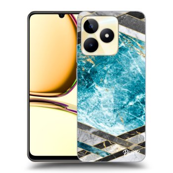 Maskica za Realme C53 - Blue geometry