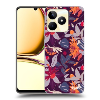 Maskica za Realme C53 - Purple Leaf