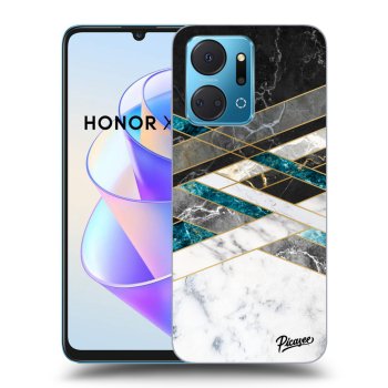 Maskica za Honor X7a - Black & White geometry