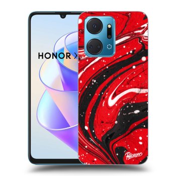 Maskica za Honor X7a - Red black