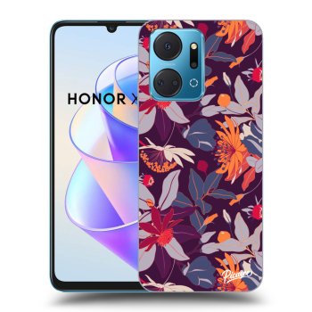 Maskica za Honor X7a - Purple Leaf