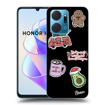 Maskica za Honor X7a - Christmas Stickers