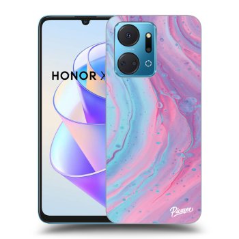 Maskica za Honor X7a - Pink liquid