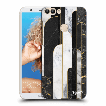 Maskica za Huawei P Smart - Black & White tile