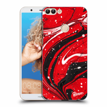 Maskica za Huawei P Smart - Red black