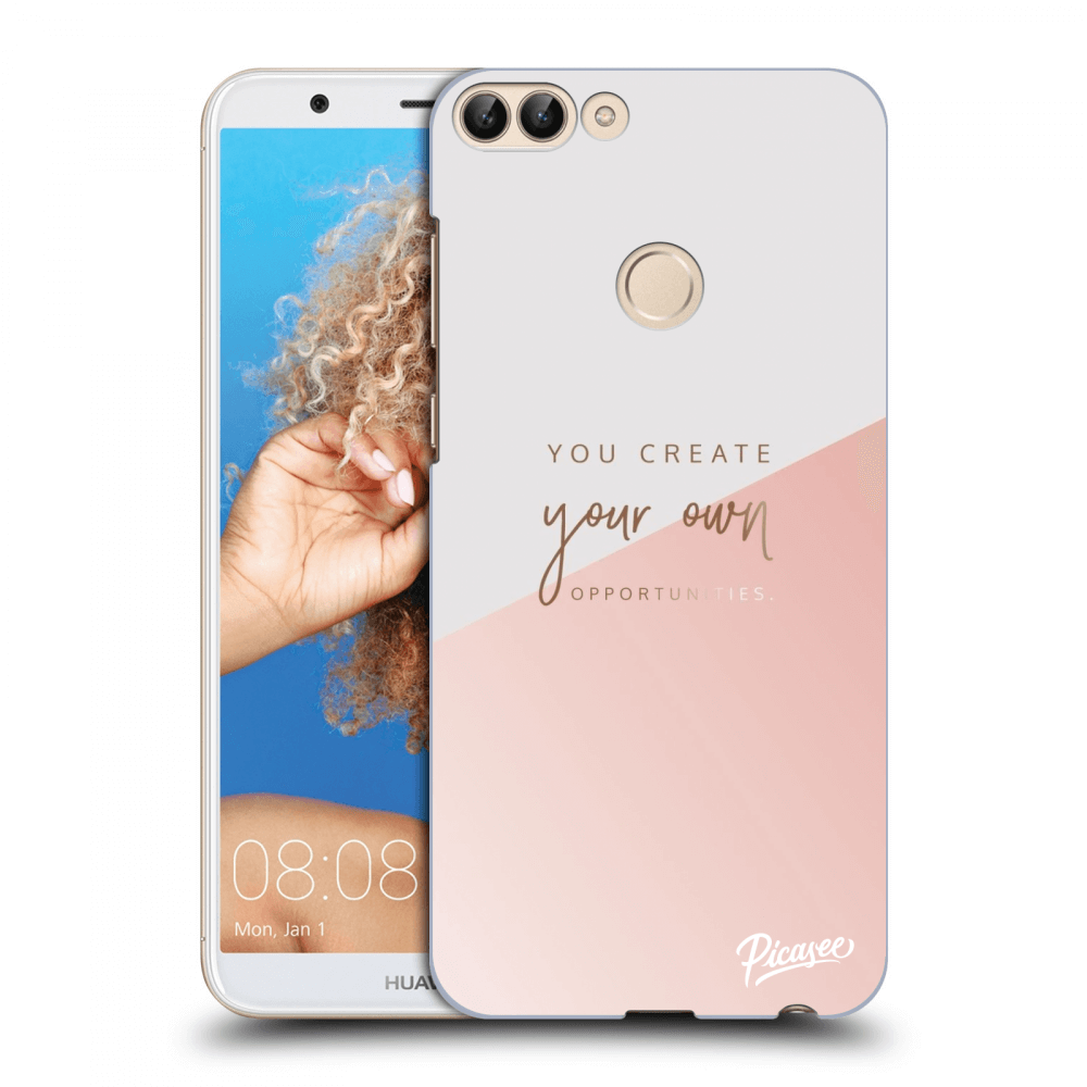 Picasee crna silikonska maskica za Huawei P Smart - You create your own opportunities